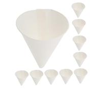 KOCKSHION 25pcs Disposable Paper Oil Funnels Kit for Motor Oil Change Automotive and Motorcycle Fluid Dispenser Funnels Spill-resistant Gas and Coolant Filling Tool