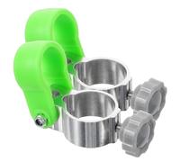 KOCKSHION 2pcs Aluminum Alloy Fishing Chair Umbrella Holder Outdoor Clamp Brackets for Angling and Leisure Chairs Practical Storage Rack for Umbrella Gift for Fishing Enthusiasts