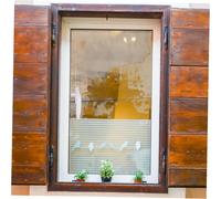 KOCKSHION 2pcs Aluminum Alloy Window Handles Set Rust-Resistant Pull Handles for Glass Windows Left Right Hand Corrosion-Resistant Replacement for Home Office