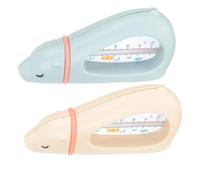 KOCKSHION 2pcs Animal Shaped Bath Thermometers Temperature Measuring Tool for Safe Water for Newborns Showers Cute Design for Fun Bath