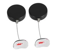 KOCKSHION 2pcs Anti-Theft Retractable Steel Cable Lock for Tv Remote Control High Strength Wire Rope with Automatic Retractable Mechanism Security Lock for Showroom and Outdoor Travel Safety