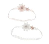 KOCKSHION 2pcs Boy Girl Girls Lace Flower Headbands Elastic Hairbands for Newborn Skin-friendly Decorative Accessories for Gifting and Stylish Outfits for Birthdays and Showers