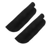 KOCKSHION 2pcs Heat Resistant Carbon Felt Welding Blanket 20x20 Inch Black Polyester Fiber Fireproof Insulation Mat Smooth Surface for Soldering and Outdoor Use