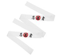 KOCKSHION 2pcs Japanese Headband Made of Comfortable Polyester, a Stylish Karate Accessory and Chef Accessory for Cooking or Running, Featuring Easy-to-wear Design and Japanese Style