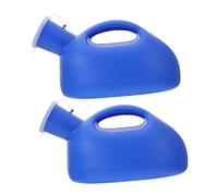 KOCKSHION 2pcs Large Capacity Urine Bucket Spittoon Lid Portable Adult Chamber Pots for Elder People Home Use Non Spill Pee Can
