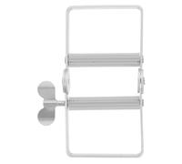KOCKSHION 2pcs Manual Toothpaste Squeezer Stainless Steel Tube Squeezer for Hair Dye Lotion Ointments and Creams Practical Home Tool for Reducing Waste