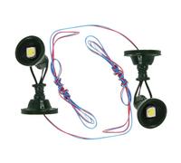 KOCKSHION 2Pcs Miniature Railroad Signal Light Model for Sand Table DIY Decor Compact and Realistic Miniature Design for Train Layouts and Building Models