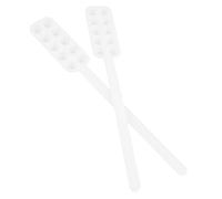 KOCKSHION 2pcs Pill Counting Spoon Accurate Slot Measuring Scoop for Pharmacy Use Compact Mini Flat Spoon for Nutritional Dosing for Lab Supplies Go Use