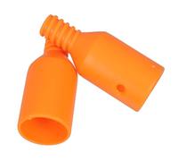 KOCKSHION 2pcs Plastic Mop Handle Adapter with Threaded Tip, Quick Removal and Damage Resistant Connectors for Broom and Cleaning Tools, for Household Cleaning