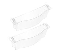 KOCKSHION 2pcs Range Hood Oil Drip Tray Thickened Oil Collection Cup Plastic Grease Storage Container Replacement for Cooker Hood Filter Kitchen Use