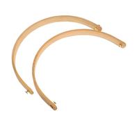 KOCKSHION 2pcs Wooden U-Shaped Handles: Tray Repair Parts for Ice Buckets & Serving Platters - Platter Handle Replacement for Hanging Buckets Repair