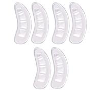 KOCKSHION 3 Pairs Transparent High Heel Pads Non-Slip Wear-Resistant Heel Cushions Shoe Inserts for Relief Breathable Self-Adhesive Liners Suitable for Women Shoes and Trainers