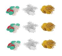 KOCKSHION 300pcs Christmas Snowflake Glitter Confetti Sparkling Red Green Gold Silver Paper Sprinkles for Holiday Parties Table Decorations Winter Celebrations and Festive Party Favors