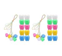 KOCKSHION 30pcs Tooth Boxes for Lost Teeth with Adorable Shape and Delicate Design, Organised Storage Made of Pp and Cotton Thread, for Home Use and School Classroom Keepsake