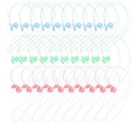 KOCKSHION 30pcs Tooth Organizer Necklace with Moistureproof Plastic Keepsake Boxes Sealed Compartments to Preserve Lost Teeth for Boys and Wearable Storage for Childhood Memory