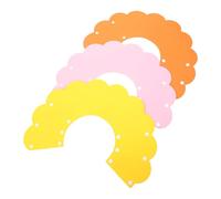 KOCKSHION 3pcs Cat Recovery Collars Anti-bite Soft Eva Foam Neck Circles Lightweight Sunflower Design M Size for Post-surgery Cats and Kittens