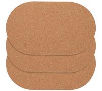 KOCKSHION 3pcs Hamster Wheel Cork Mats Non-slip Protective Pads for Running Wheels Exercise Accessories for Small Pets Quiet and Stable Design