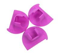 KOCKSHION 3pcs Plastic Sewing Gauge Finger Rulers Multifunction Quilting Templates for DIY Stitching Seam Guide Measuring Tools for Patchwork and Hand Sewing Projects