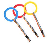KOCKSHION 3Pcs Safety Walking Rope for Portable Colored Lost Transition Rope Outdoor Kindergarten Walking Aid Safety Harness Alternative for Group Supervision