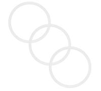 KOCKSHION 3Pcs Silicone Sealing Rings for Jar Lids Food Grade Leakproof Gasket for Food Storage Replacement Seal Ring Compatible Mason Jars Outer Diameter 7.5cm Inner Diameter 6.5cm Thickness 0.26cm