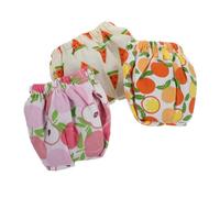 KOCKSHION 3pcs Washable Diapers for Tiny Pets and Hamsters with Leakproof Protection and Quick Dry Design, Polyester Material, Waist Circumference 14-15cm, for Sustainable Pet Care and Busy