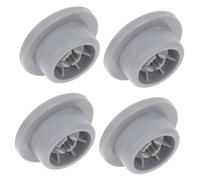 KOCKSHION 4Pcs Dishwasher Replacement Wheels for Lower Basket Durable Plastic Accessory Compatible with Bosch Efficient Movement Fit