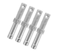 KOCKSHION 4pcs Heavy Duty Scaffold Connector Pins Steel Scaffold Coupling Poles with Spacing for Mobile Scaffolding Stability Scaffolding Parts