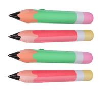 KOCKSHION 4pcs Inflatable Pencil Back to School Decor Kindergarten Party Welcome Decorations Jumbo Giant Inflatable Pencil Pink Pencil Decor Bachelorette Blow Big Inflatable Pencil Pvc