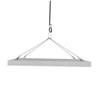 KOCKSHION 4PCS Metal Ratchet Pulley Rope Set Adjustable Grow Light Hanger Tie Down for Plant Tent Lighting Suspension Pulley Clip with Hooks