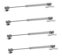 KOCKSHION 4pcs Pneumatic Cabinet Door Strut Gas Lift Support Rods High Pressure Resistance Smooth Quiet Closing Easy Installation for Kitchen Bathroom Furniture