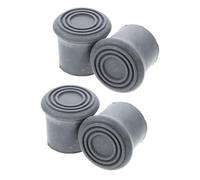 KOCKSHION 4pcs Rubber Replacement Feet Caps for Shower Chair and Bath Stool Non-Slip Protective Pads for Toilet Chair and Walking Cane Portable Easy to Install and Lightweight