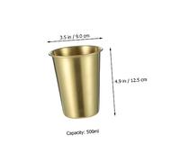 KOCKSHION 4pcs Stainless Steel Drinking Cups Portable Water Tumblers Multipurpose for Whiskey Cocktails Outdoor Camping and Home Use