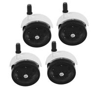 KOCKSHION 4PCS Stroller Swivel Wheels Replacement Silent Caster Walker Wheels with Quick-Install Stem Detachable Pram Accessories for Smooth Noise-reducing Mobility in Tight Spaces