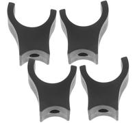 KOCKSHION 4pcs Wheelchair Parts Rail Guides for Wheelchair Seat Rails Fit for Wheel Chairs and Drive