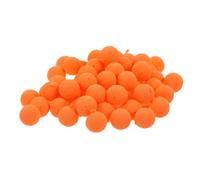 KOCKSHION 50pcs Red Foam Floating Bead Fishing Rig Floats for Carp round Shape, Easy Rig Assembly and Versatile Bait Setups, for Freshwater Rigging in Cloudy Environments