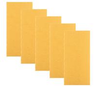 KOCKSHION 5pcs Beeswax Honeycomb Sheets with Plastic Coating for Bee Hive Frame and Brood Box, Natural Wax Foundation Sheet Fostering Rapid Hive Expansion and Brood Development, for Apiary