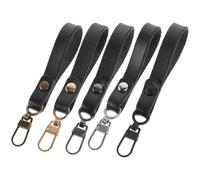 KOCKSHION 5pcs Detachable Genuine Leather Zipper Pull Tabs Multi-Color Replacement for Clothing Coats Shoes Luggage DIY Zipper Repair Accessories