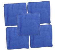 KOCKSHION 5pcs Microfiber Guinea Pig Blankets Washable Reusable Pet Bedding Pads Cage Liners for Small Animals Soft Comfortable Animal Sleep Mats Blue
