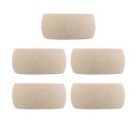 KOCKSHION 5pcs Unfinished Natural Wooden Bangles Large Round Wood Rings for DIY Crafting and Bracelet Making, Beige Wood Material Creative DIY Potential and Family