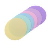 KOCKSHION 6pcs Flat Training Spot Markers, Soccer Training Mat, 12cm Tpe Non-slip, Visible Flat Sport Markers, Group Drills and Agility Practice on Soccer Fields and Gym Random Color