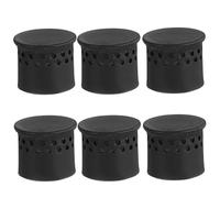 KOCKSHION 6pcs Gas Stove Distributor Fire Covers Copper Burners 100# High Foot Small Center Fire Cores for Kitchen Range Accessories