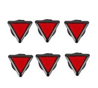 KOCKSHION 6pcs LED Illuminated Triangle Pushbutton Switches with Micro Switch, Plastic Momentary Control Buttons 1.7x1.7x1.6 Inch for Arcade Game Machine and Professional-level Competition