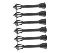 KOCKSHION 6Pcs Miniature Street Lamp Model Retro Light for Garden Landscape Simulation Decor for Dollhouses Micro Landscapes