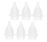 KOCKSHION 6pcs Silicone Boy Girl Nose Cleaner Tips Replacement Nasal Aspirators Tips for Nasal Cleanser Suction Heads for Newborn Cleaning