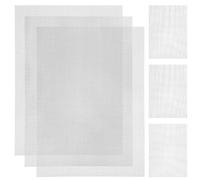 KOCKSHION 6pcs Stainless Steel Mesh Screen 304 Metal Wire Mesh Filter Sheets and Stable Strong Structure for Window and Vent Protection