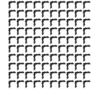 KOCKSHION 70pcs 1/4 Inch 90 Degree Barbed Elbow Plastic Hose Connector for Water Irrigation System, UV Resistant and Rustproof Fittings for Farm and Vegetable Irrigation