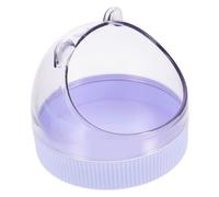 KOCKSHION Acrylic Hanging Hamster Bowl for Small Pets Compact Food Dish Rat Cage Accessory Easy-clean Feeding Bowl for Chinchillas Guinea Pigs and Other Rodents