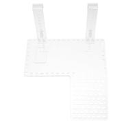 KOCKSHION Acrylic Turtle Basking Platform with Hooks for Aquarium Use, Large Platform Area Prevents Tipping, Suitable for Deep Water Environments, Turtle Habitat and Reptile Resting Island