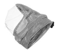 KOCKSHION Adjustable Cat Muzzle for Grooming and Nail Trimming, Lightweight Soft Cloth Mesh Cat Mouth Cover, Breathable Anti-bite Head Cover Suitable for Brushing and Vet Visits