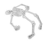 KOCKSHION Assembly Human Skeleton Kit Educational Science Toy for Schools and Science Exhibitions, Paper Material Model Improves Comprehension of The Human Skeletal System, Easy to Exhibit,